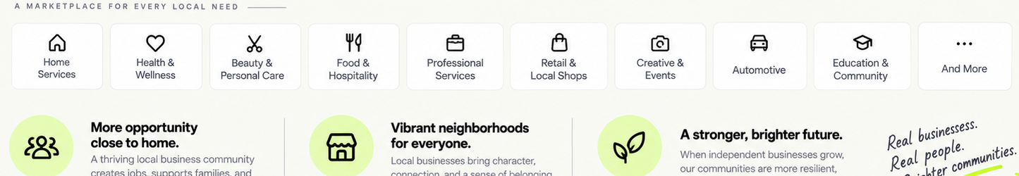 A marketplace for every local need