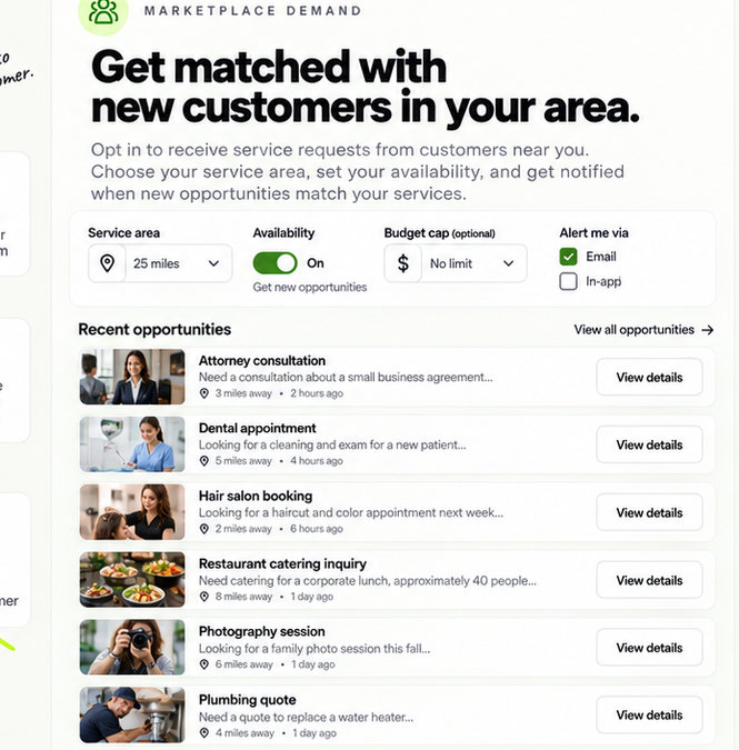Marketplace Demand