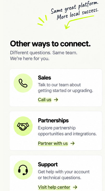 Other ways to connect