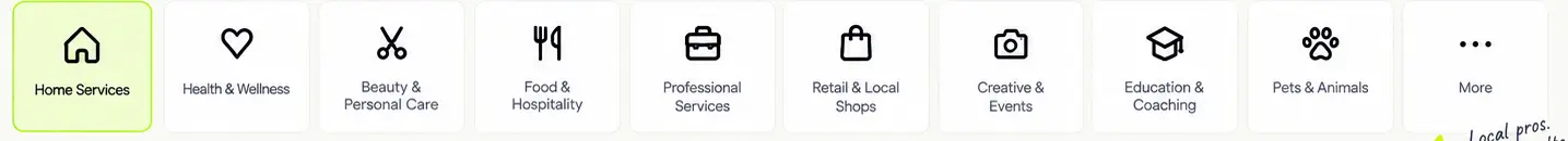 Service Categories