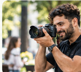 Photographer creative professional